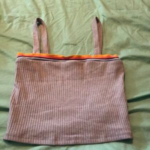 A cropped tank